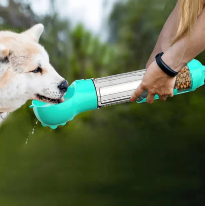 Portable Pet Drink & Snack Dispenser