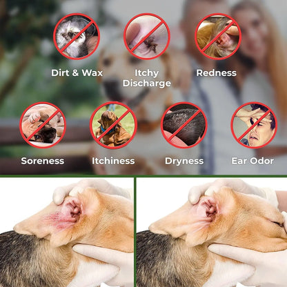 Pet Ear Cleansing Wipes 100 Count